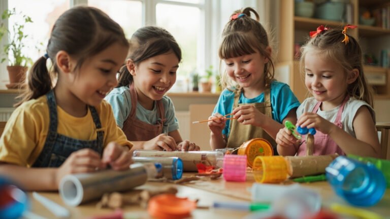 Bricolage enfants recyclage : 10 idées créatives et écologiques pour s&rsquo;amuser en famille