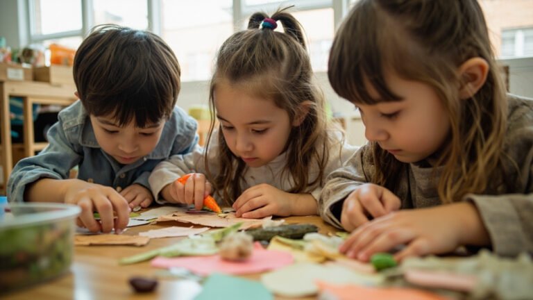 Le guide complet des activités de collage pour enfants : idées créatives et techniques adaptées