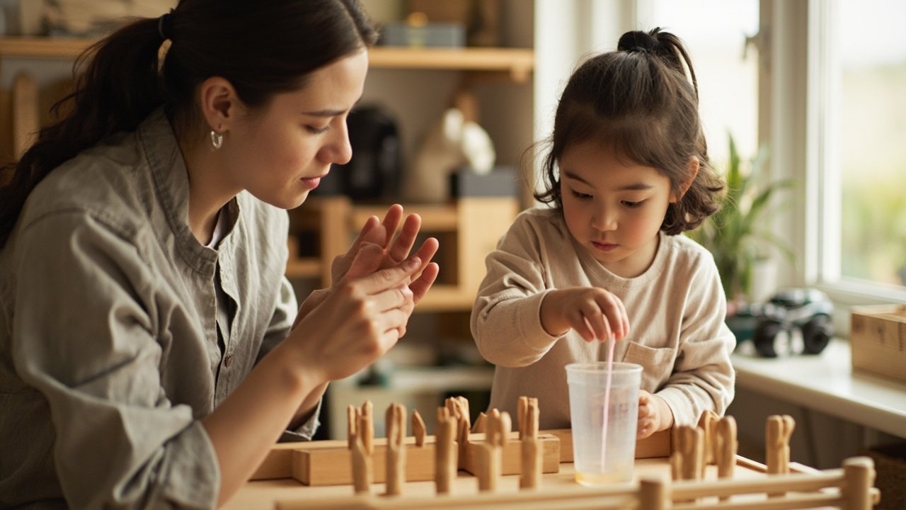 Comment présenter un exercice de vie pratique Montessori : guide complet pour parents et éducateurs