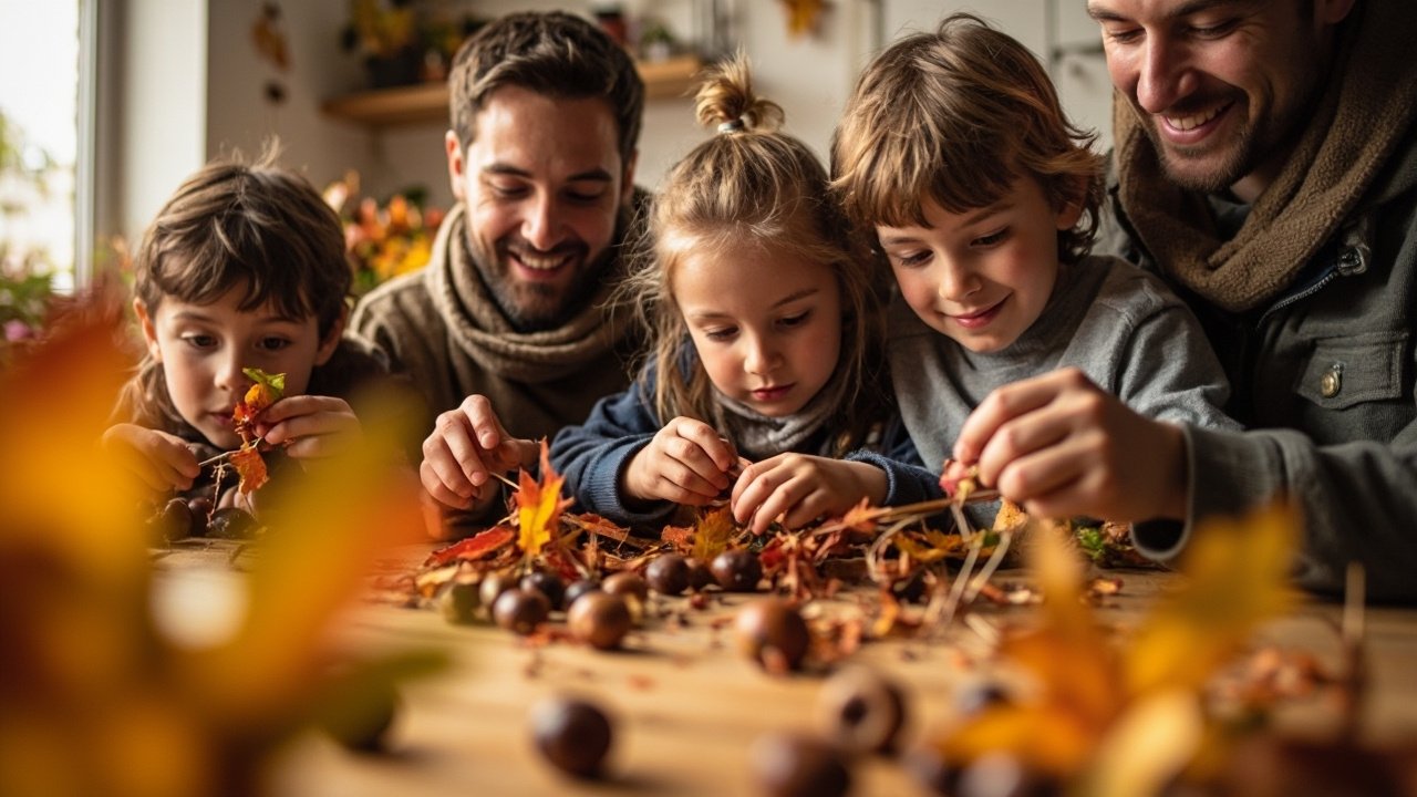 Activités manuelles saisonnières : guide créatif pour parents et enfants