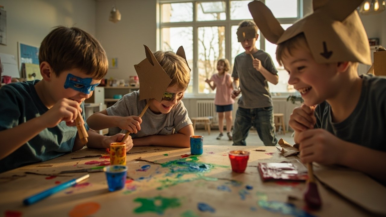 Création de masques animaux en carton : guide complet pour parents et éducateurs