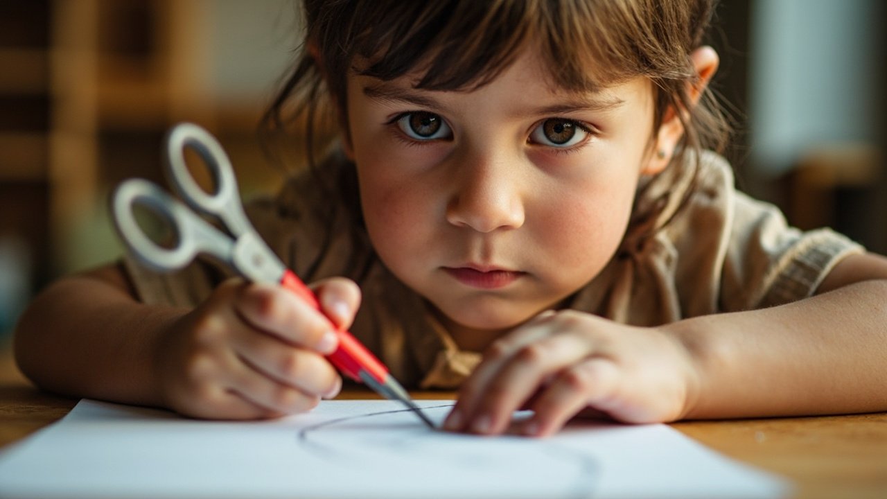 Montessori découpage : exercices sécurisés pour développer la motricité fine de votre enfant