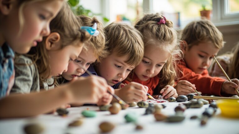 Peinture sur galets en maternelle : guide complet pour une activité artistique enrichissante
