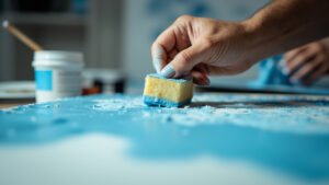 Guide complet de la technique de peinture à l&rsquo;éponge : effets, astuces et tutoriel pas à pas