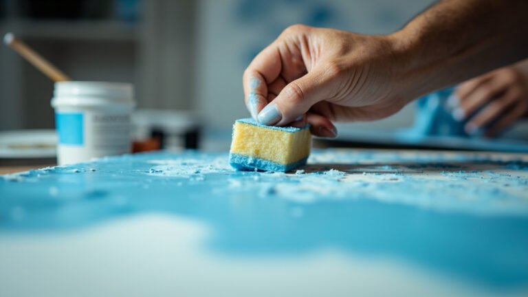 Guide complet de la technique de peinture à l&rsquo;éponge : effets, astuces et tutoriel pas à pas