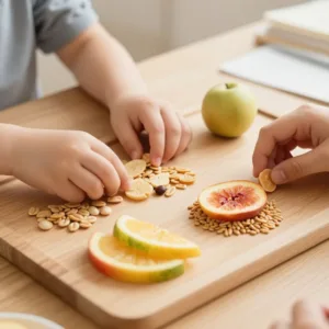 5 goûters sans cuisson pour enfants 3-6 ans : recettes Montessori testées en famille