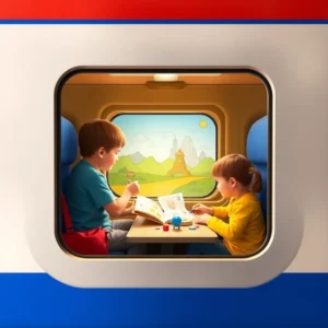 Activités enfants en train : 12 jeux calmes sans écran pour voyager zen