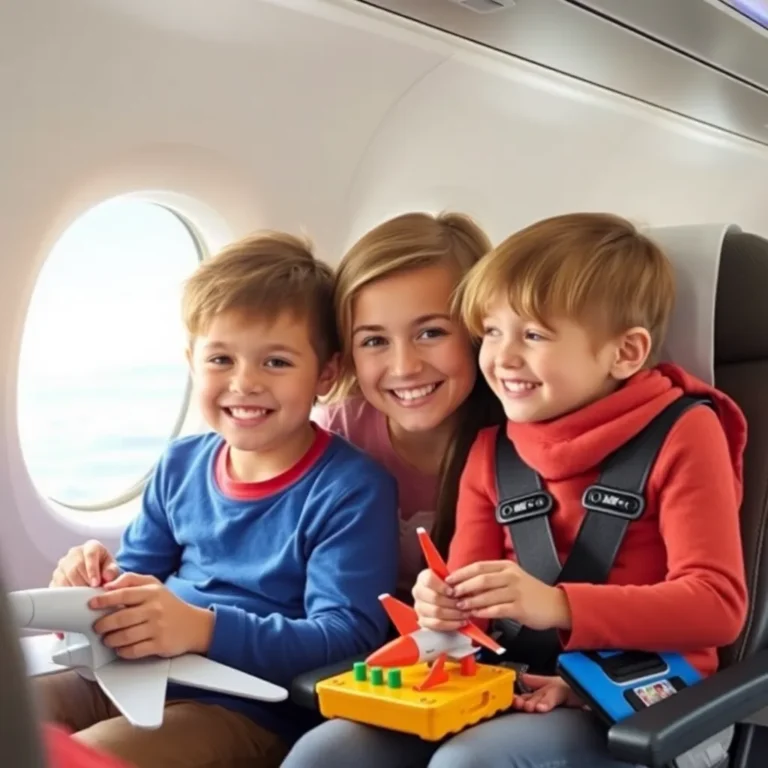 Activités enfants en avion : 10 idées silencieuses sans écran