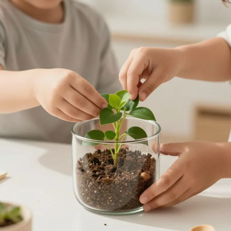 Fabriquer un terrarium miniature : écosystème créatif pour enfants