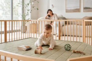 Parc d&rsquo;éveil bébé : à quel âge devient-il vraiment utile ?